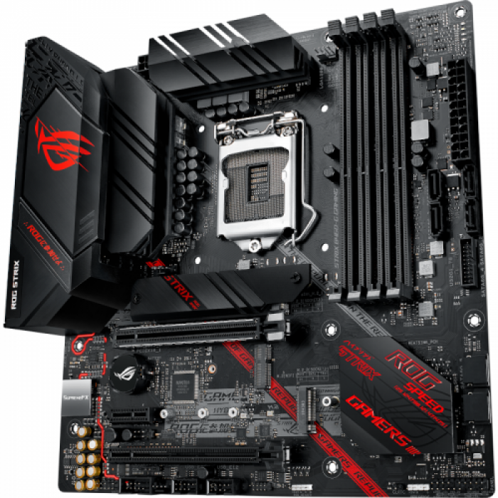 Placa de baza ASUS ROG STRIX B460-G GAMING, Intel B460, socket 1200, mATX