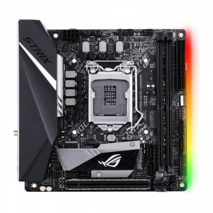 Placa de baza Asus ROG STRIX H370-I GAMING, Intel H370, socket 1151 v2, mITX