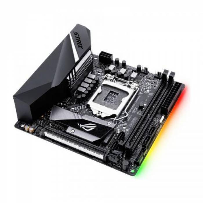 Placa de baza Asus ROG STRIX H370-I GAMING, Intel H370, socket 1151 v2, mITX