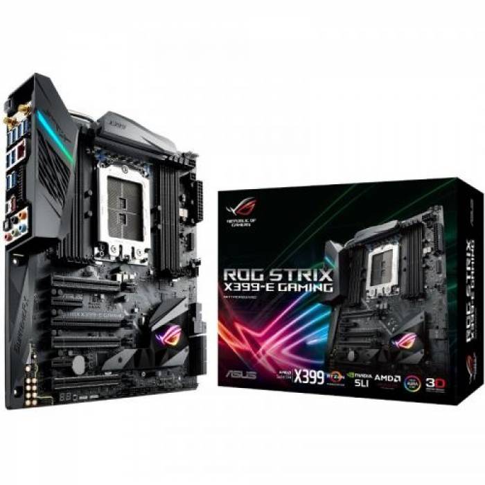 Placa de baza ASUS ROG STRIX X399-E GAMING, AMD X399, Socket TR4, eATX