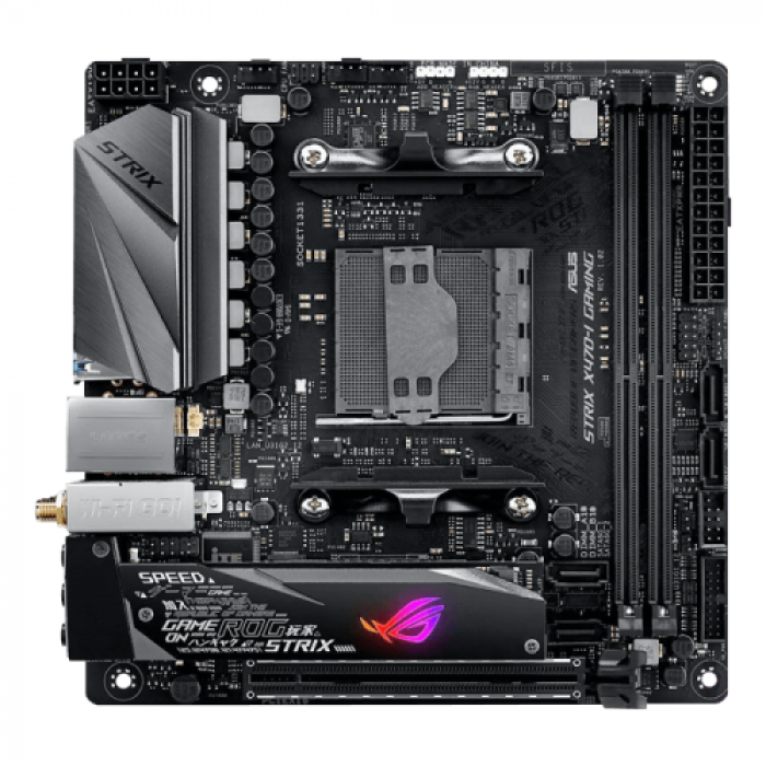 Placa de baza Asus ROG STRIX X470-I GAMING, AMD X470, Socket AM4, mITX