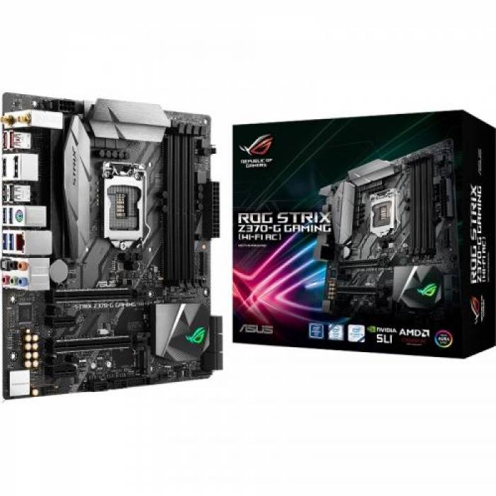 Placa de baza Asus ROG STRIX Z370-G GAMING WI-FI AC, Intel Z370, socket 1151 v2, mATX