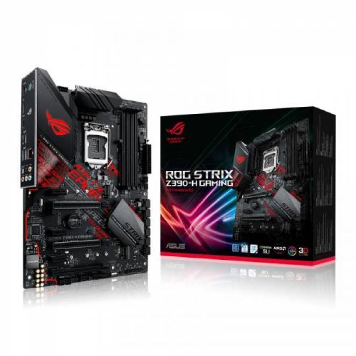 Placa de baza Asus ROG STRIX Z390-H GAMING, Intel Z390, socket 1151 v2, ATX