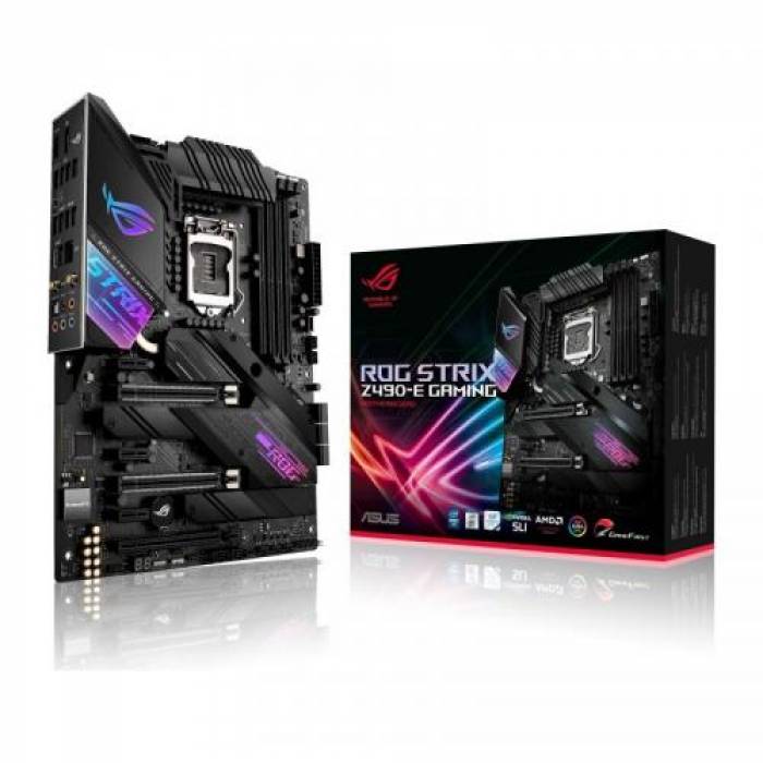 Placa de baza ASUS ROG STRIX Z490-E GAMING, Intel Z490, socket 1200, ATX