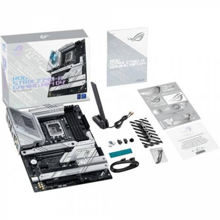 Placa de baza ASUS ROG STRIX Z790-A GAMING WIFI D4, Intel Z790, Socket 1700, ATX Placa de baza ASUS ROG STRIX Z790-A GAMING WIFI D4, Intel Z790, Socket 1700, ATX
