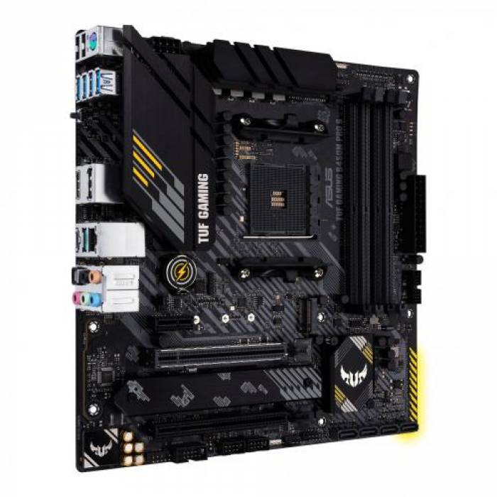 Placa de baza ASUS TUF GAMING B450M-PRO S, AMD 450, Socket AM4, mATX