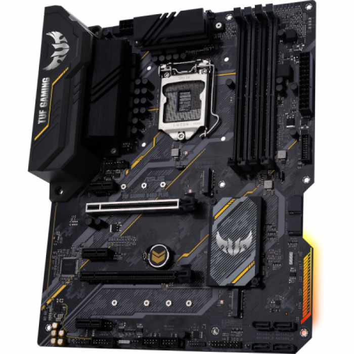 Placa de baza ASUS TUF GAMING B460-PLUS, Intel B460, socket 1200, ATX