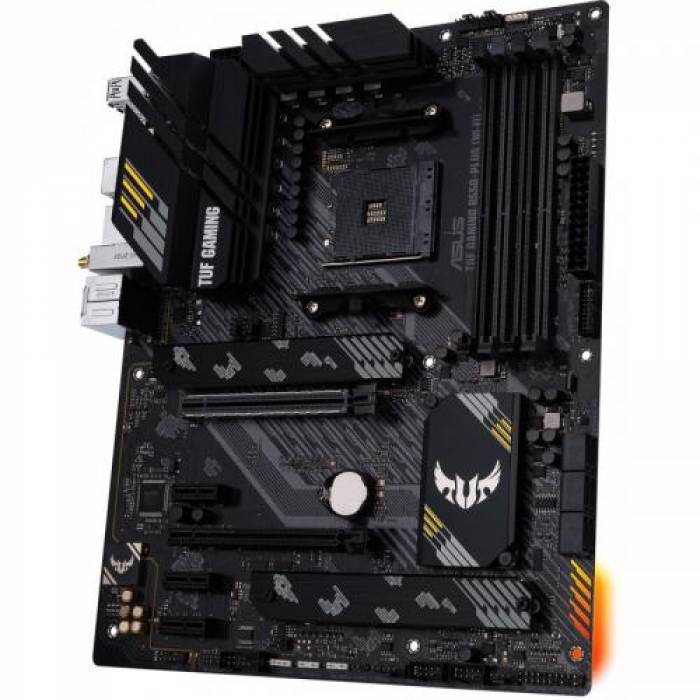 Placa de baza ASUS TUF GAMING B550-PLUS (WI-FI), AMD B550, Socket AM4, ATX