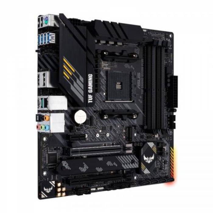 Placa de baza ASUS TUF GAMING B550M-PLUS, AMD B550, socket AM4, mATX