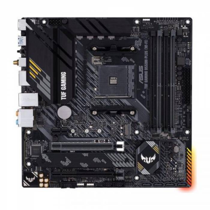 Placa de baza ASUS TUF GAMING B550M-PLUS (WI-FI), AMD B550, socket AM4, mATX