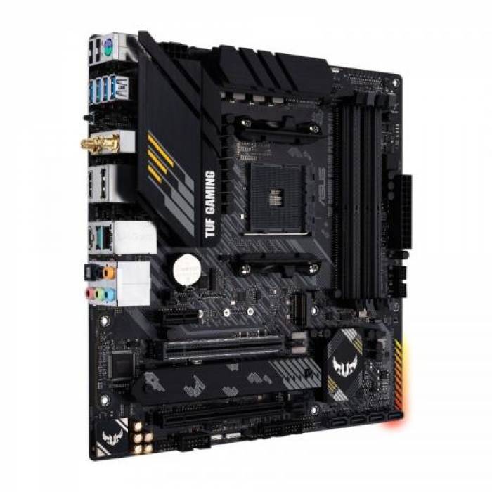 Placa de baza ASUS TUF GAMING B550M-PLUS (WI-FI), AMD B550, socket AM4, mATX