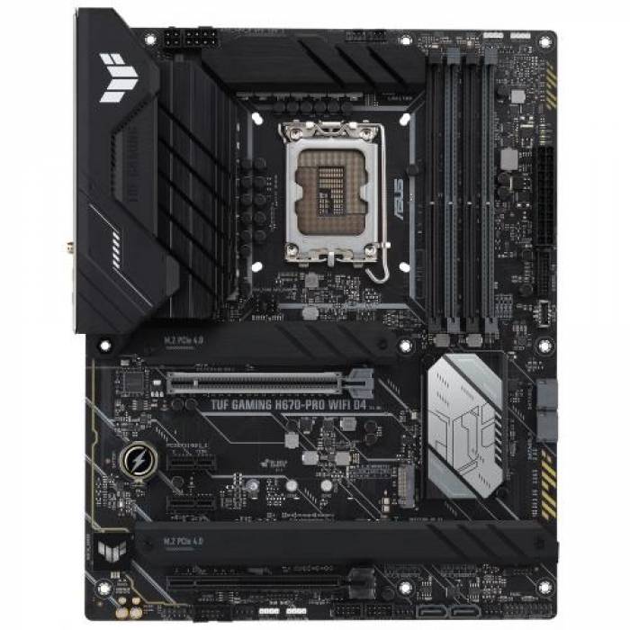 Placa de baza Asus TUF GAMING H670-PRO WIFI D4, Intel H670, Socket 1700, ATX