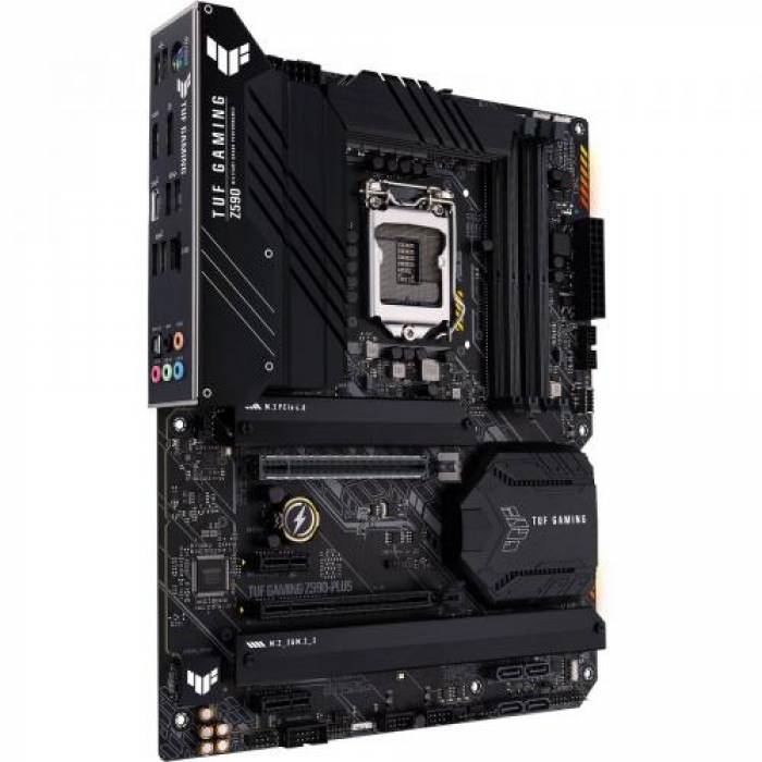 Placa de baza ASUS TUF GAMING Z590-PLUS, Intel Z590, Socket 1200, ATX