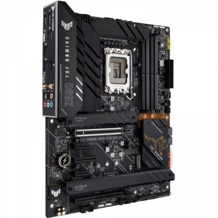 Placa de baza ASUS TUF GAMING Z690-PLUS WIFI D4, Intel Z690, socket 1700, ATX