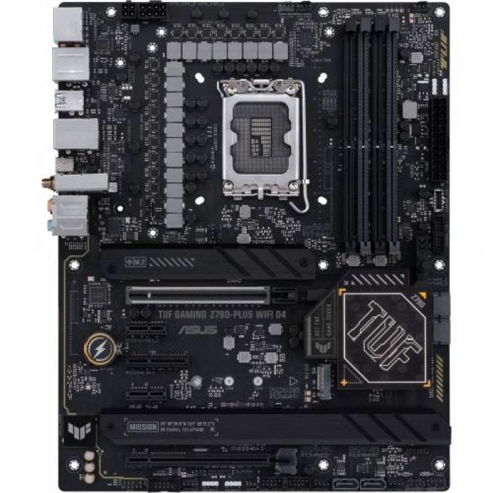 Placa de baza ASUS TUF GAMING Z790-PLUS WIFI D4, Intel Z790, Socket 1700, ATX