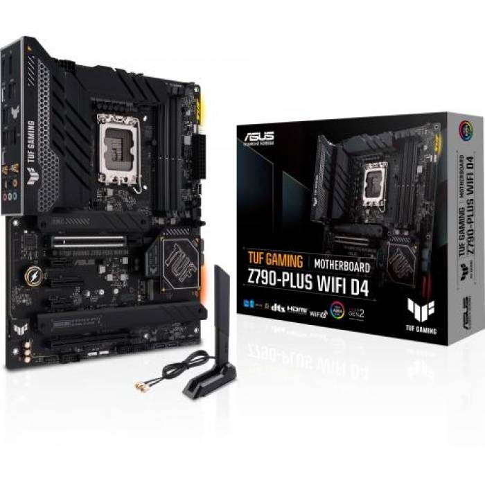 Placa de baza ASUS TUF GAMING Z790-PLUS WIFI D4, Intel Z790, Socket 1700, ATX