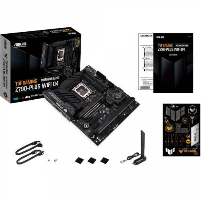 Placa de baza ASUS TUF GAMING Z790-PLUS WIFI D4, Intel Z790, Socket 1700, ATX