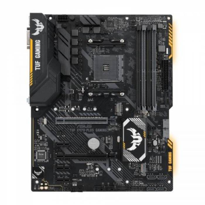 Placa de baza ASUS TUF X470-PLUS GAMING, AMD X470, Socket AM4, ATX