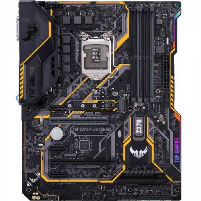 Placa de baza ASUS TUF Z370-PLUS GAMING, Intel Z370, Socket 1151 v2, ATX