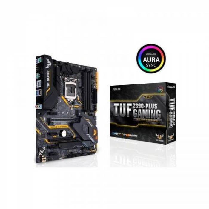 Placa de baza Asus TUF Z390-PLUS GAMING, Intel Z390, socket 1151 v2, ATX