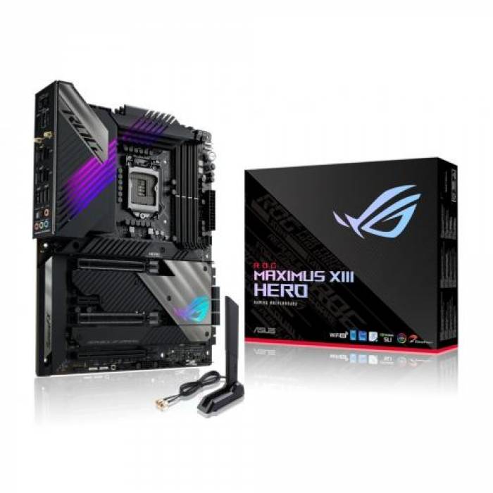 Placa de baza ASUS Z590 ROG Maximus XIII Hero, Intel Z590, Socket 1200, ATX