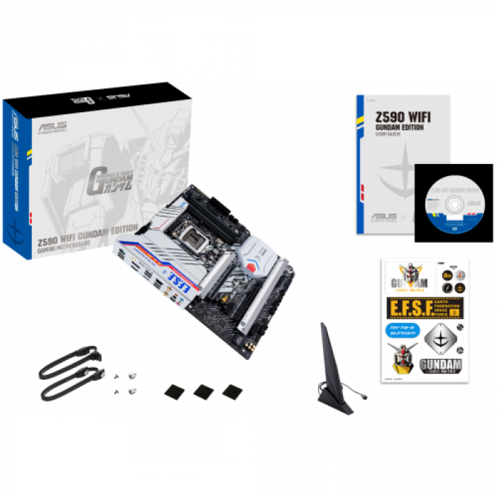 Placa de baza ASUS Z590 WIFI GUNDAM EDITION, Intel Z590, Socket 1200, ATX