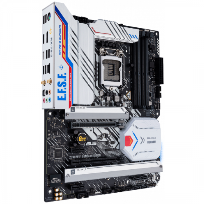 Placa de baza ASUS Z590 WIFI GUNDAM EDITION, Intel Z590, Socket 1200, ATX