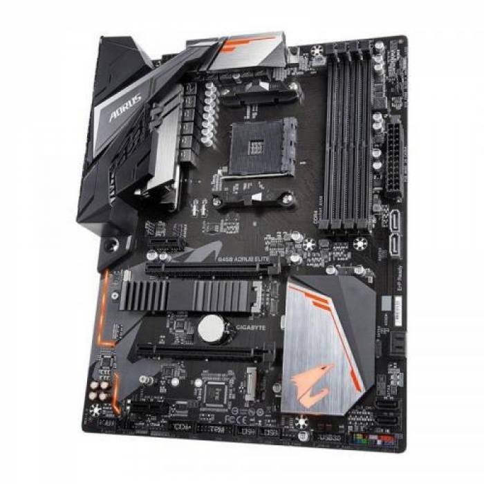 Placa de baza Gigabyte AORUS B450 ELITE V2, AMD B450, socket AM4, ATX