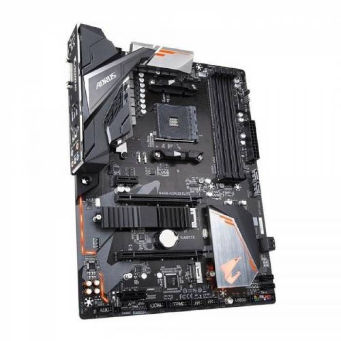 Placa de baza Gigabyte AORUS B450 ELITE V2, AMD B450, socket AM4, ATX