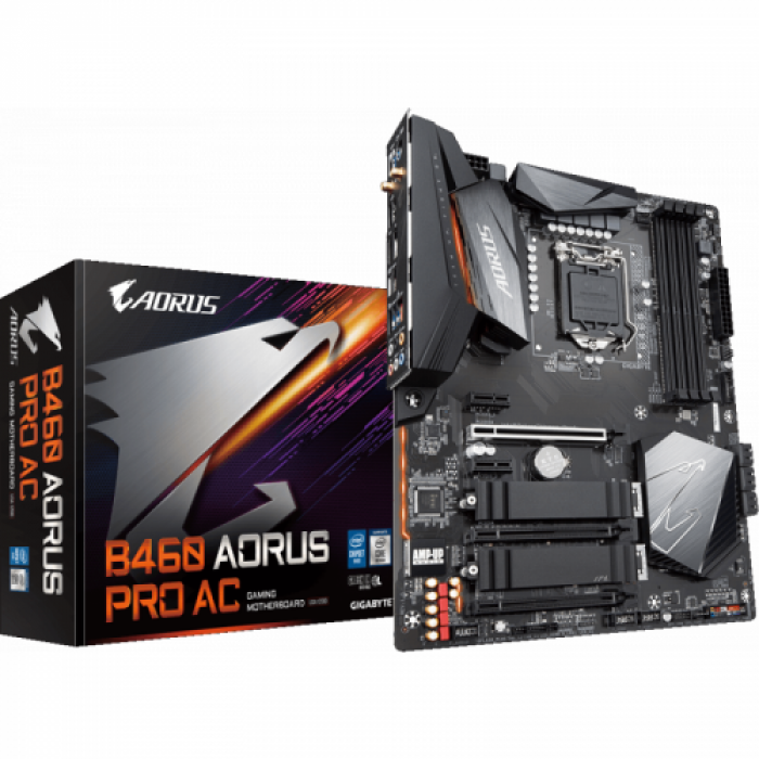 Placa de baza GIGABYTE B460 AORUS PRO AC, Intel B460, socket 1200, ATX