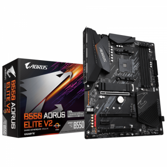 Placa de baza Gigabyte B550 AORUS Elite V2, AMD B550, socket AM4, ATX