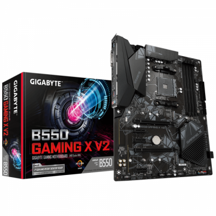 Placa de baza GIGABYTE B550 GAMING X V2, AMD B550, socket AM4, ATX