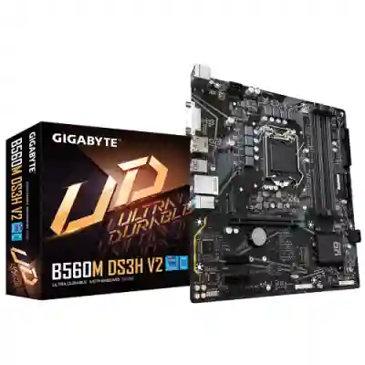 Placa de baza Gigabyte B560M DS3H V2, Intel B560, socket 1200, mATX