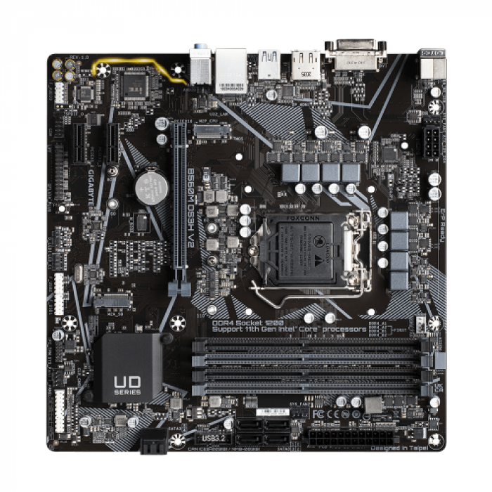 Placa de baza Gigabyte B560M DS3H V2, Intel B560, socket 1200, mATX