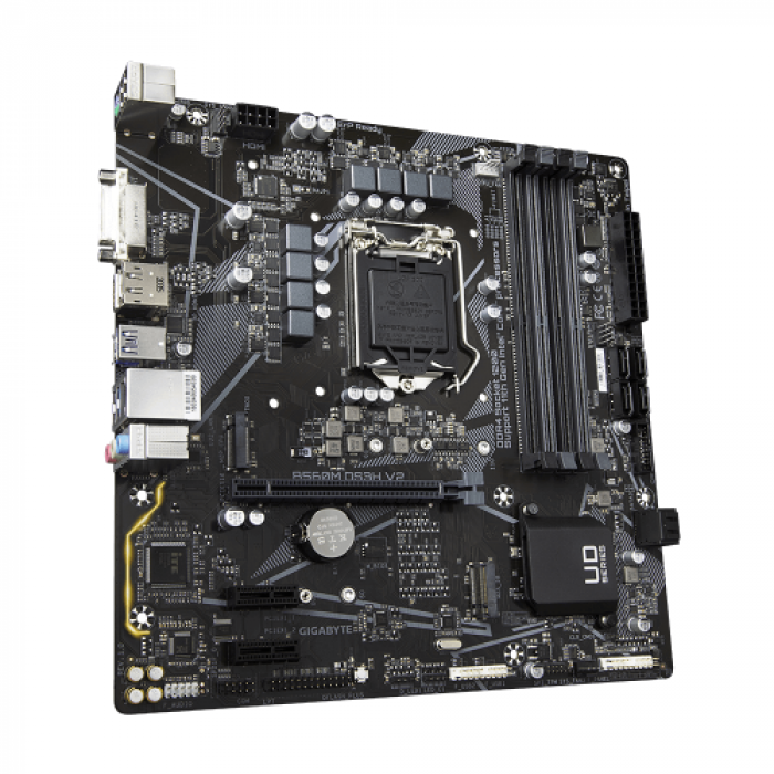 Placa de baza Gigabyte B560M DS3H V2, Intel B560, socket 1200, mATX