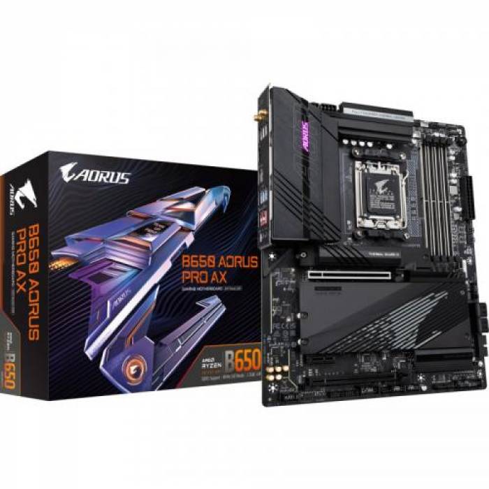 Placa de baza Gigabyte B650 AORUS PRO AX, AMD B650, Socket AM5, ATX