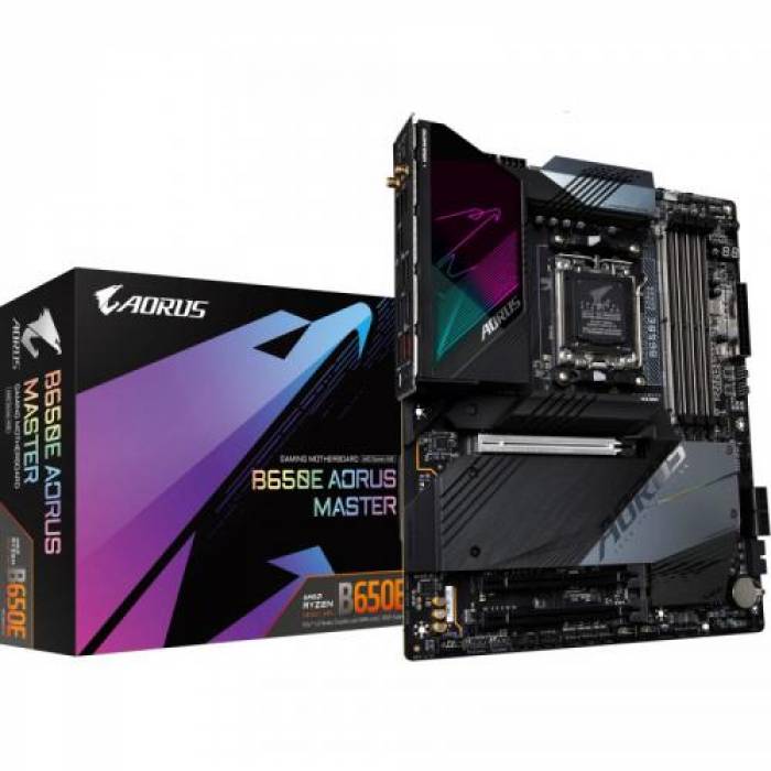 Placa de baza Gigabyte B650E AORUS MASTER, AMD B650E, Socket AM5, ATX