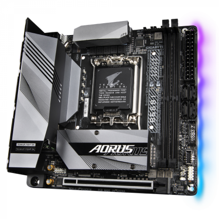 Placa de baza GIGABYTE B660I AORUS PRO DDR4, Intel B660, Socket 1700, mITX