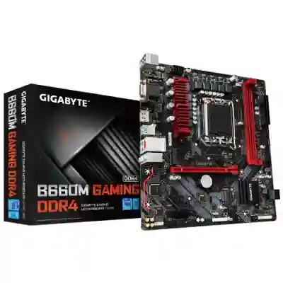 Placa de baza GIGABYTE B660M GAMING DDR4, Intel B660, Socket 1700, mATX