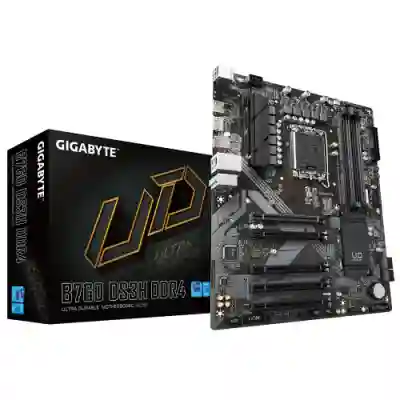 Placa de baza Gigabyte B760 DS3H DDR4, Intel B760, Socket 1700, ATX