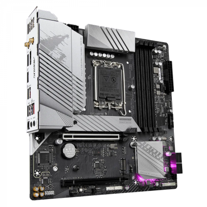 Placa de baza Gigabyte B760M AORUS ELITE AX, Intel B760, Socket 1700, mATX