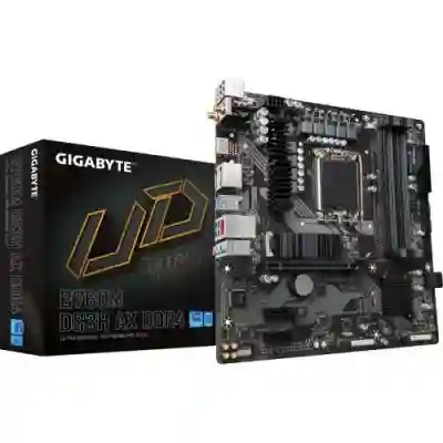 Placa de baza Gigabyte B760M DS3H AX DDR4, Intel B760, Socket 1700, mATX