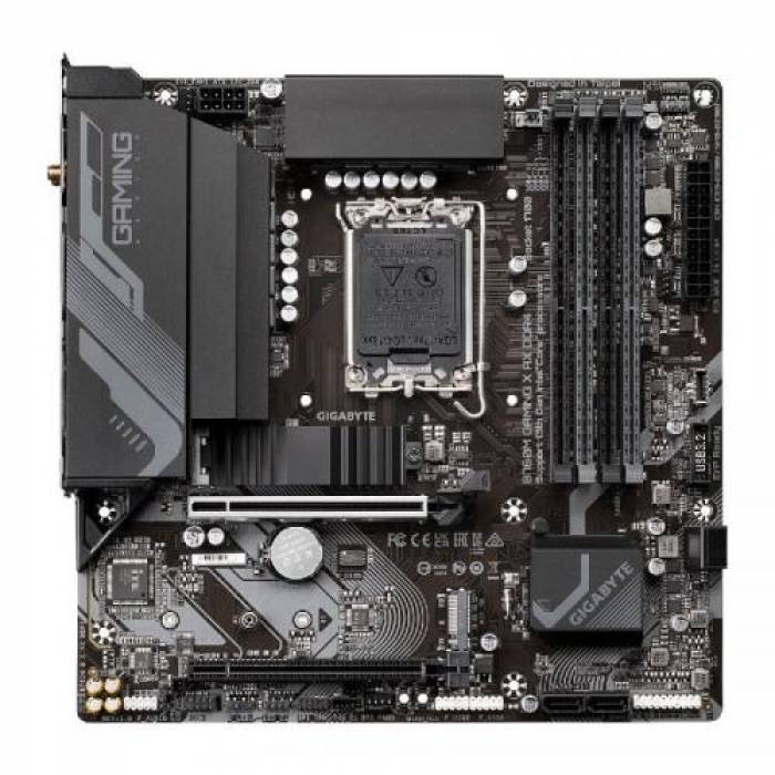 Placa de baza Gigabyte B760M G X AX DDR4, Intel B760, Socket 1700, mATX