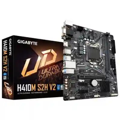 Placa de baza Gigabyte H410M S2H V2, Intel H470, socket 1200, mATX