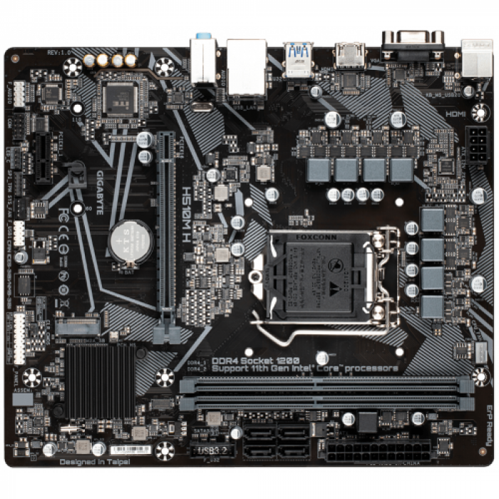 Placa de baza Gigabyte H510M H, Intel H510, Socket 1200, mATX