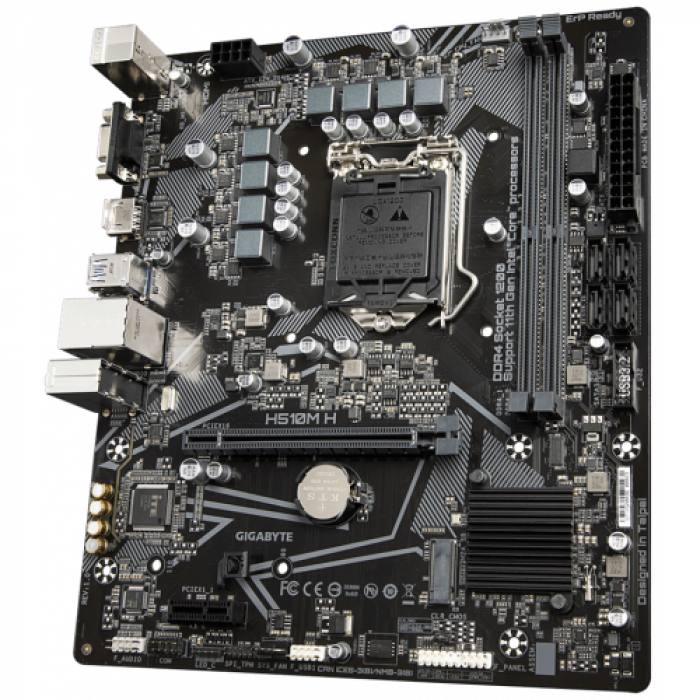 Placa de baza Gigabyte H510M H, Intel H510, Socket 1200, mATX