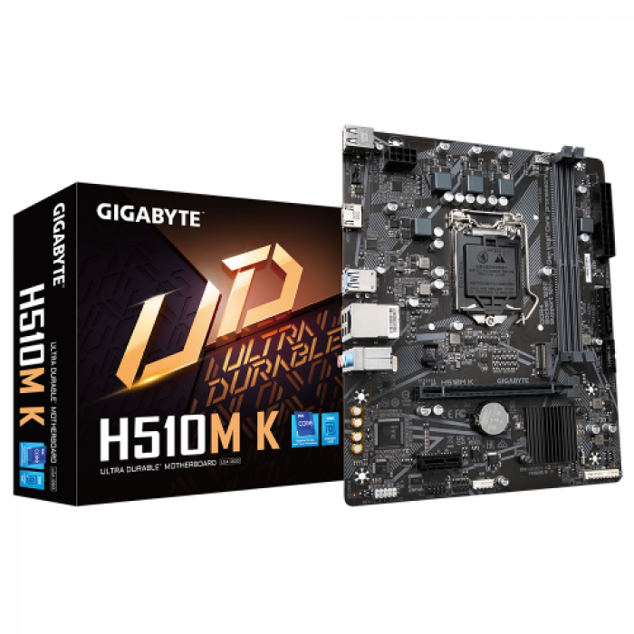 Placa de baza Gigabyte H510M K, Intel H510, Socket 1200, mATX