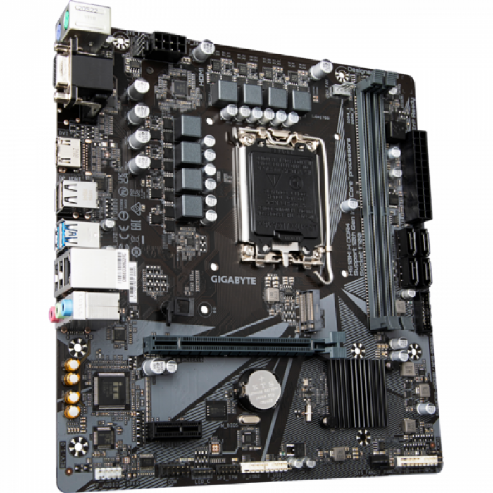 Placa de baza GIGABYTE H610M H DDR4, Intel H610, Socket 1700, mATX