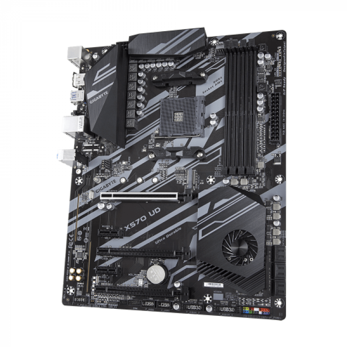 Placa de baza Gigabyte X570 Ultra Durable, AMD X570, Socket AM4, ATX