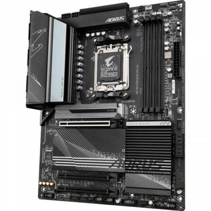 Placa de baza Gigabyte X670, AORUS ELITE AX, AMD X670, Socket AM5, ATX